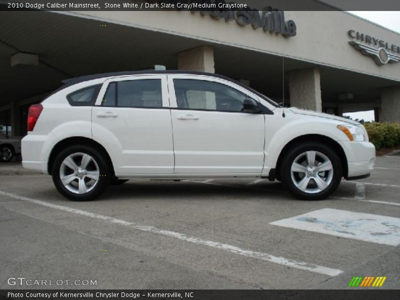 Stone White / Dark Slate Gray/Medium Graystone 2010 Dodge Caliber Mainstreet