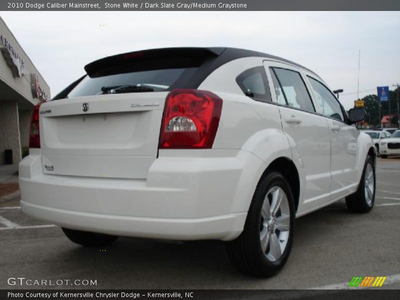 Stone White / Dark Slate Gray/Medium Graystone 2010 Dodge Caliber Mainstreet