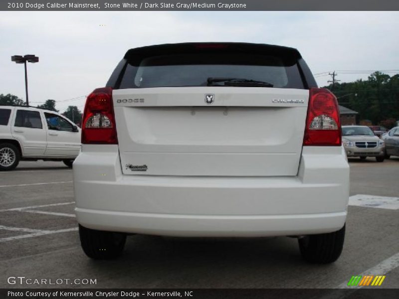 Stone White / Dark Slate Gray/Medium Graystone 2010 Dodge Caliber Mainstreet