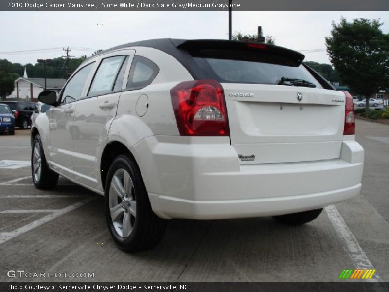 Stone White / Dark Slate Gray/Medium Graystone 2010 Dodge Caliber Mainstreet