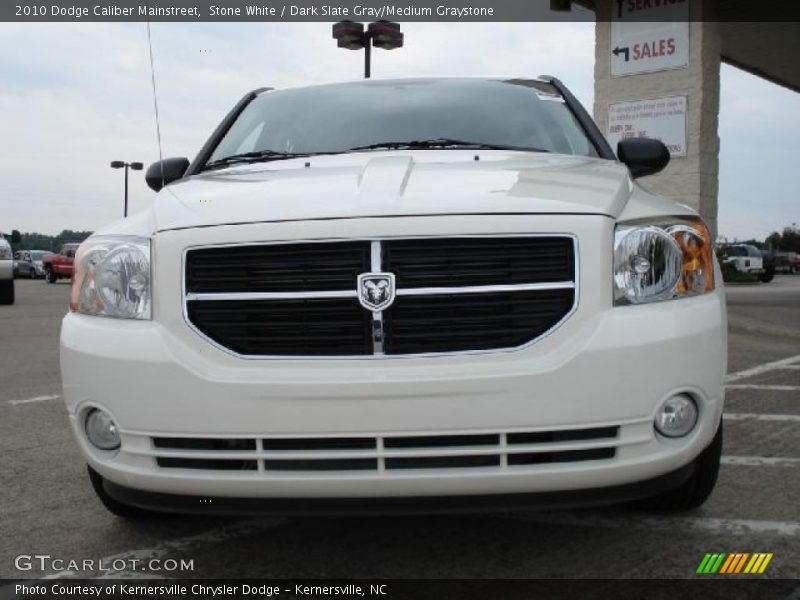 Stone White / Dark Slate Gray/Medium Graystone 2010 Dodge Caliber Mainstreet