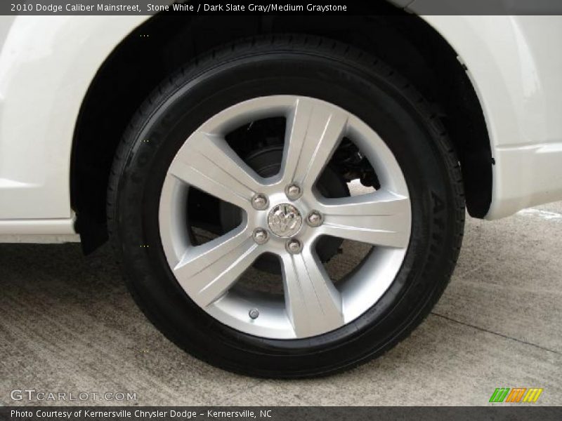 Stone White / Dark Slate Gray/Medium Graystone 2010 Dodge Caliber Mainstreet
