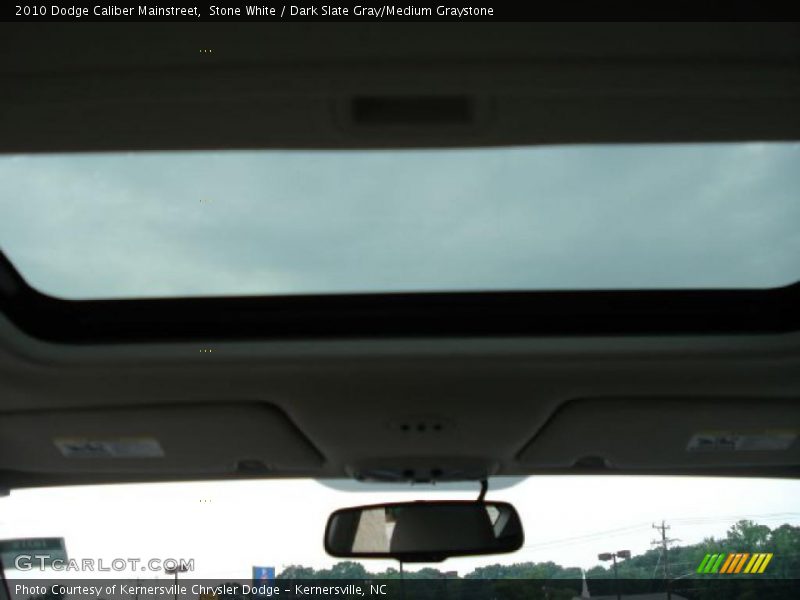 Stone White / Dark Slate Gray/Medium Graystone 2010 Dodge Caliber Mainstreet