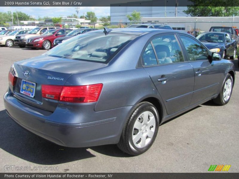 Slate Blue / Gray 2009 Hyundai Sonata GLS