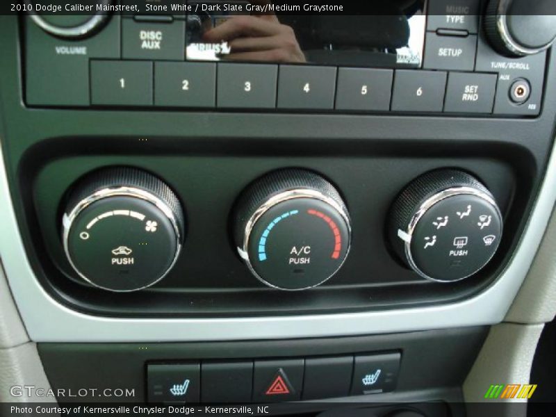 Stone White / Dark Slate Gray/Medium Graystone 2010 Dodge Caliber Mainstreet