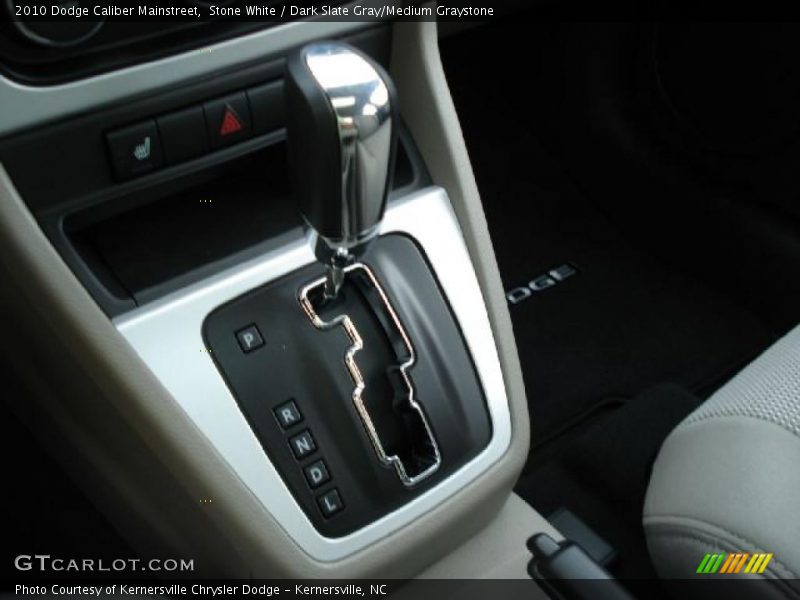 Stone White / Dark Slate Gray/Medium Graystone 2010 Dodge Caliber Mainstreet