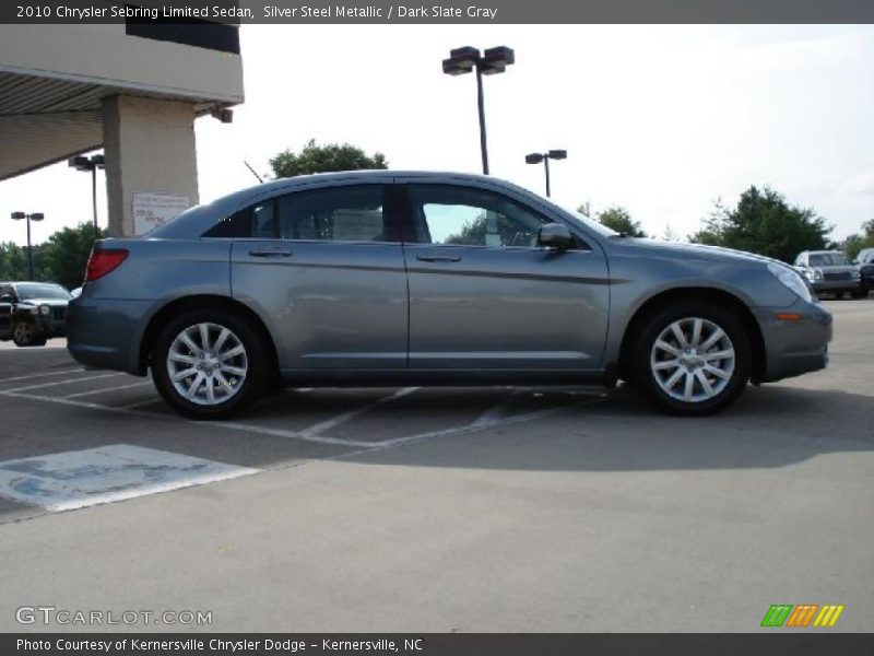 Silver Steel Metallic / Dark Slate Gray 2010 Chrysler Sebring Limited Sedan