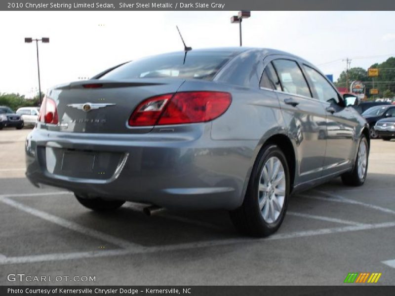 Silver Steel Metallic / Dark Slate Gray 2010 Chrysler Sebring Limited Sedan