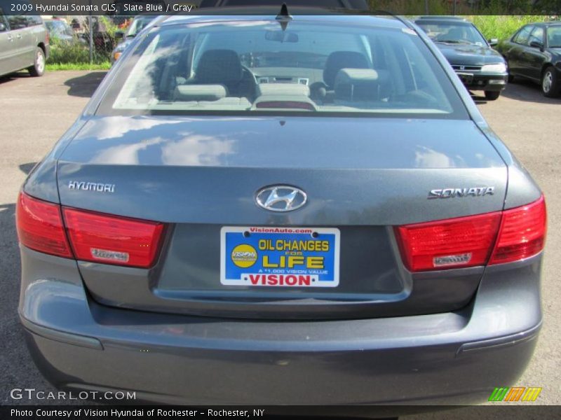 Slate Blue / Gray 2009 Hyundai Sonata GLS