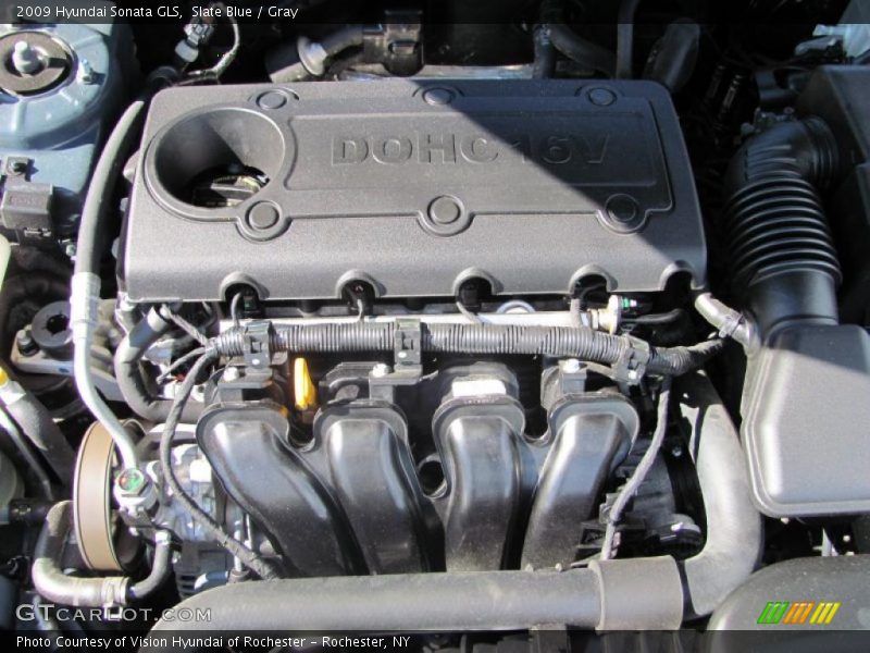 Slate Blue / Gray 2009 Hyundai Sonata GLS