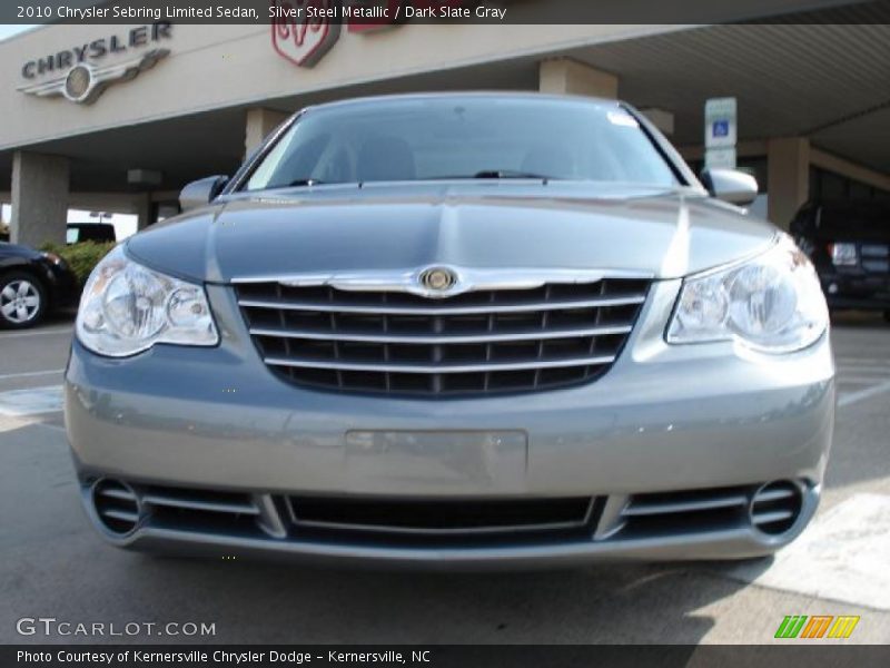 Silver Steel Metallic / Dark Slate Gray 2010 Chrysler Sebring Limited Sedan