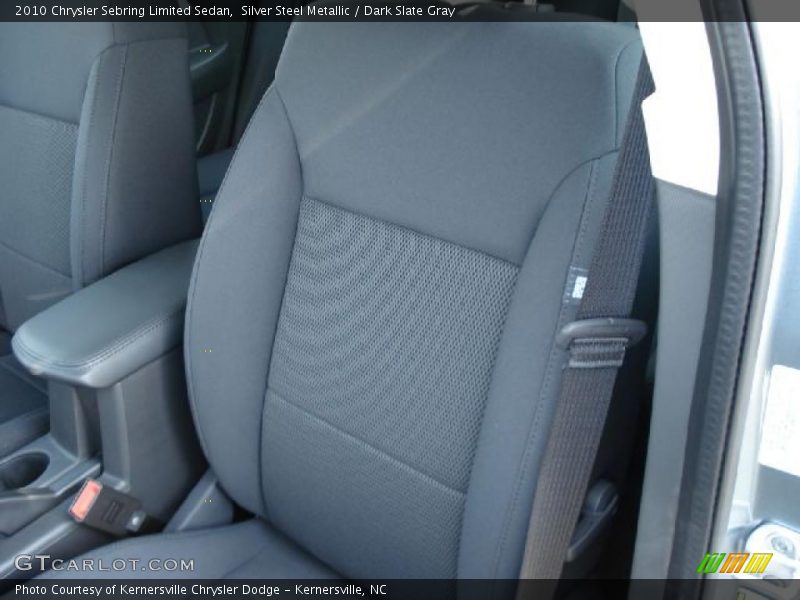 Silver Steel Metallic / Dark Slate Gray 2010 Chrysler Sebring Limited Sedan