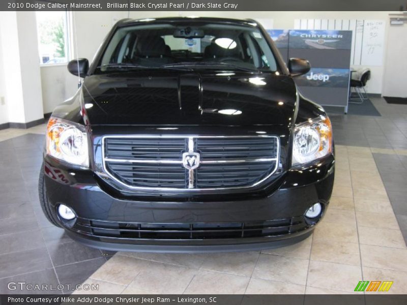 Brilliant Black Crystal Pearl / Dark Slate Gray 2010 Dodge Caliber Mainstreet