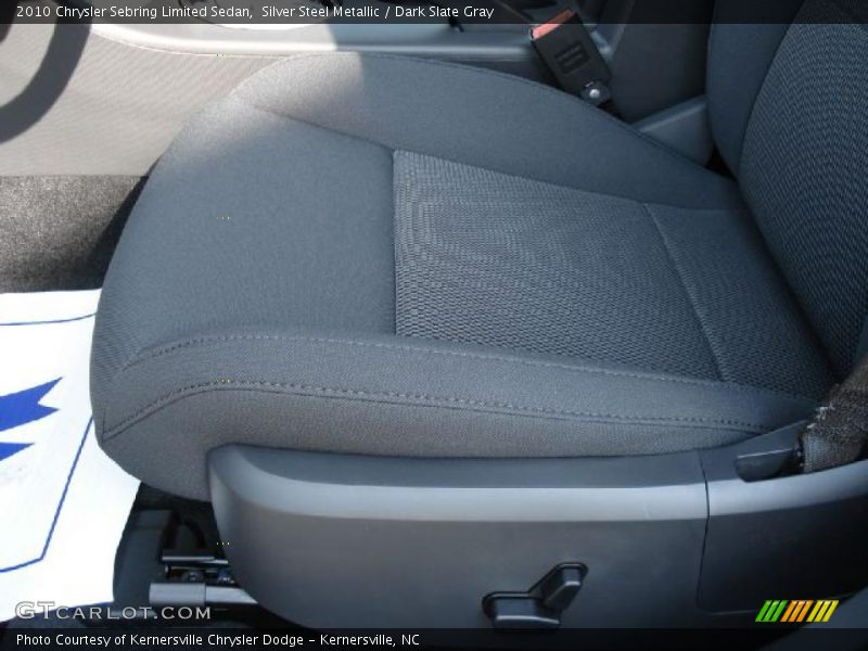 Silver Steel Metallic / Dark Slate Gray 2010 Chrysler Sebring Limited Sedan