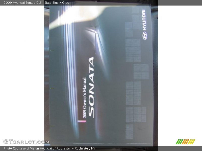 Slate Blue / Gray 2009 Hyundai Sonata GLS