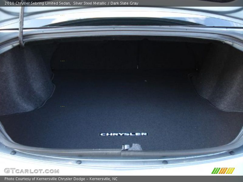 Silver Steel Metallic / Dark Slate Gray 2010 Chrysler Sebring Limited Sedan