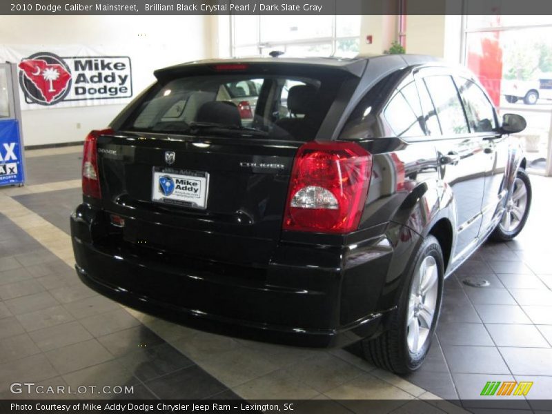 Brilliant Black Crystal Pearl / Dark Slate Gray 2010 Dodge Caliber Mainstreet