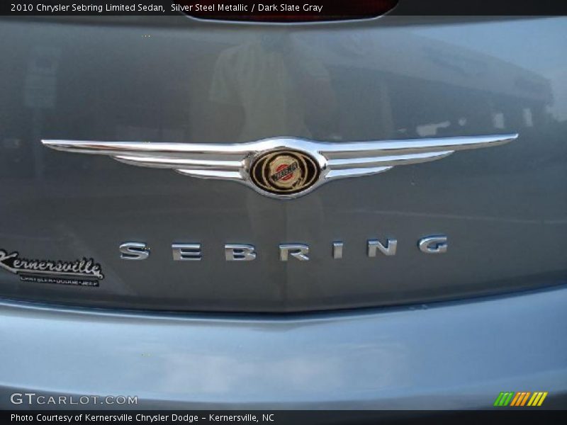 Silver Steel Metallic / Dark Slate Gray 2010 Chrysler Sebring Limited Sedan
