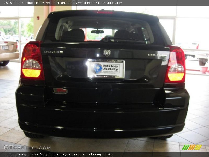 Brilliant Black Crystal Pearl / Dark Slate Gray 2010 Dodge Caliber Mainstreet