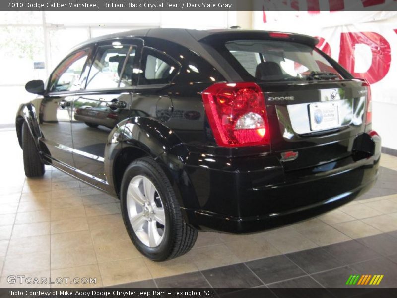 Brilliant Black Crystal Pearl / Dark Slate Gray 2010 Dodge Caliber Mainstreet