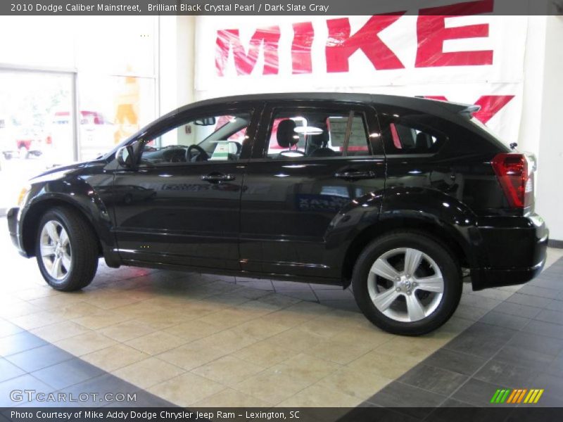Brilliant Black Crystal Pearl / Dark Slate Gray 2010 Dodge Caliber Mainstreet