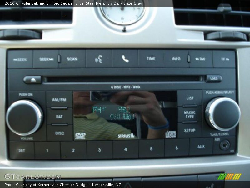 Silver Steel Metallic / Dark Slate Gray 2010 Chrysler Sebring Limited Sedan