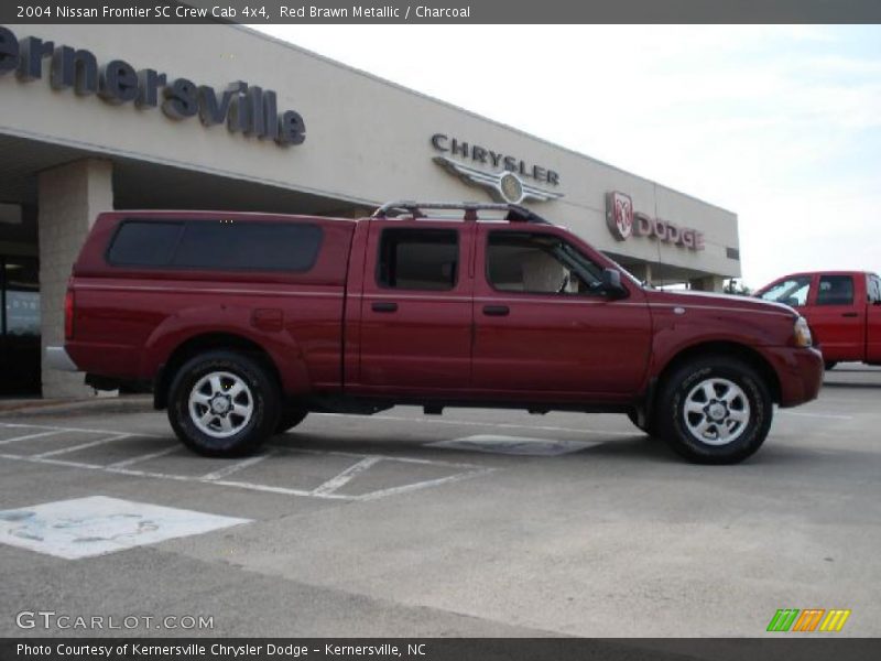 Red Brawn Metallic / Charcoal 2004 Nissan Frontier SC Crew Cab 4x4