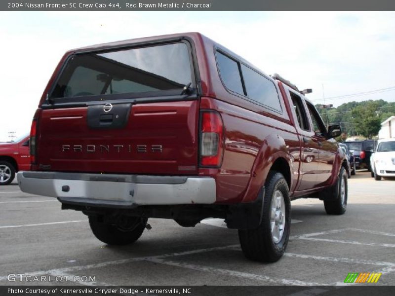 Red Brawn Metallic / Charcoal 2004 Nissan Frontier SC Crew Cab 4x4