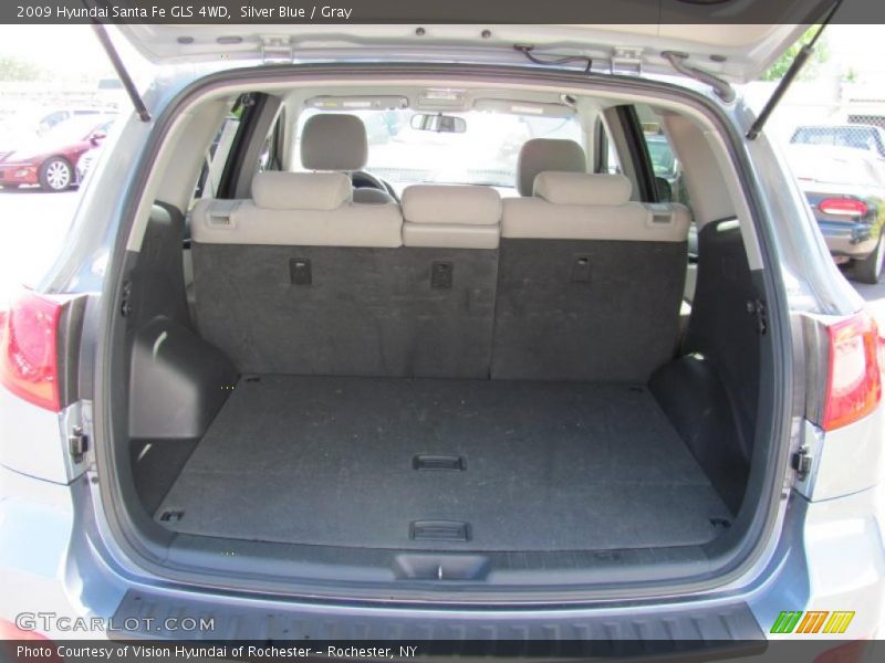 Silver Blue / Gray 2009 Hyundai Santa Fe GLS 4WD