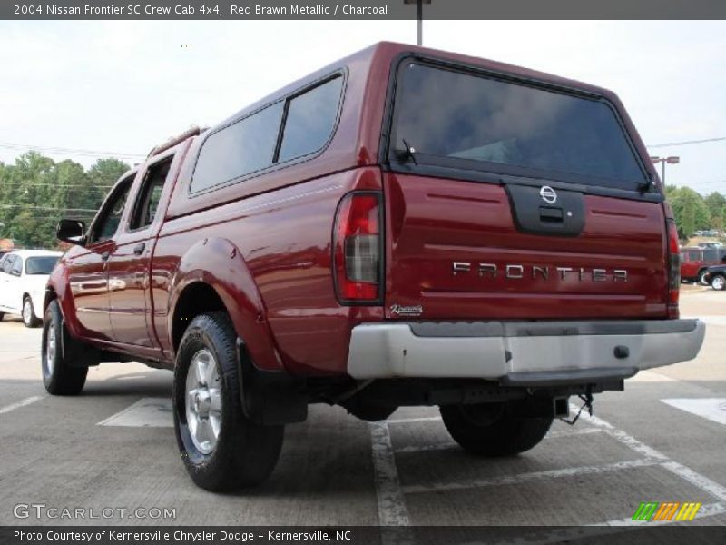 Red Brawn Metallic / Charcoal 2004 Nissan Frontier SC Crew Cab 4x4