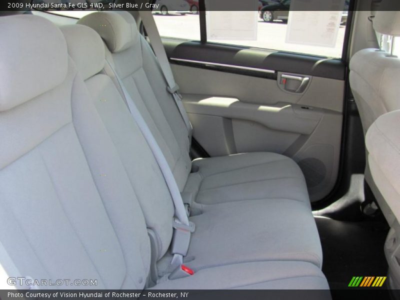 Silver Blue / Gray 2009 Hyundai Santa Fe GLS 4WD