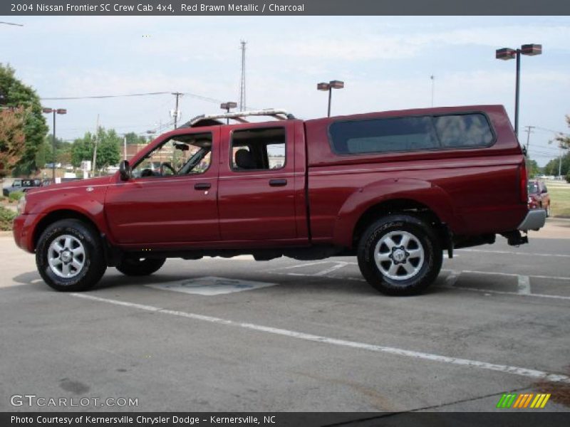 Red Brawn Metallic / Charcoal 2004 Nissan Frontier SC Crew Cab 4x4