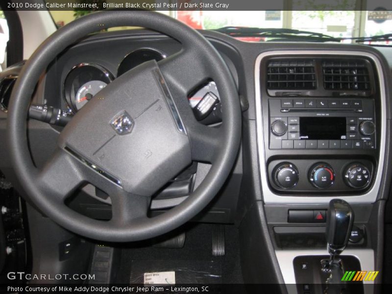 Brilliant Black Crystal Pearl / Dark Slate Gray 2010 Dodge Caliber Mainstreet