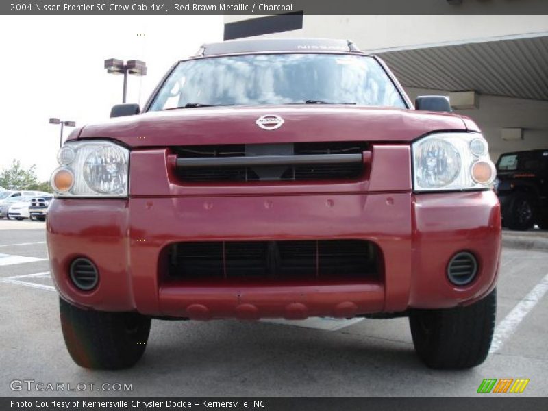Red Brawn Metallic / Charcoal 2004 Nissan Frontier SC Crew Cab 4x4