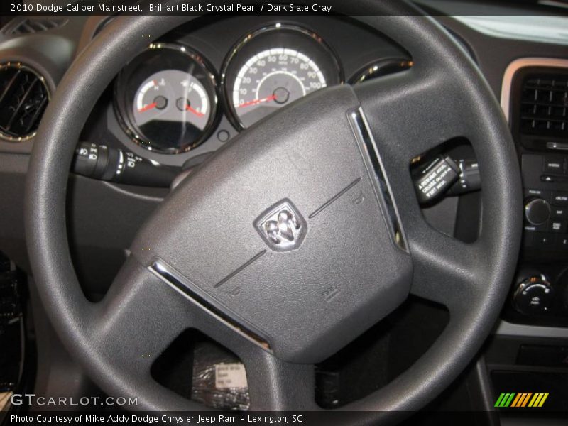 Brilliant Black Crystal Pearl / Dark Slate Gray 2010 Dodge Caliber Mainstreet