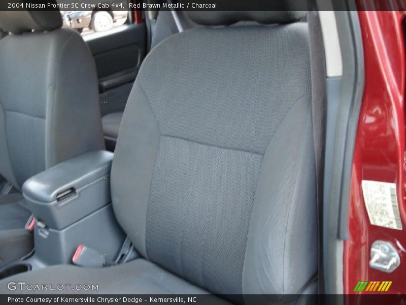 Red Brawn Metallic / Charcoal 2004 Nissan Frontier SC Crew Cab 4x4