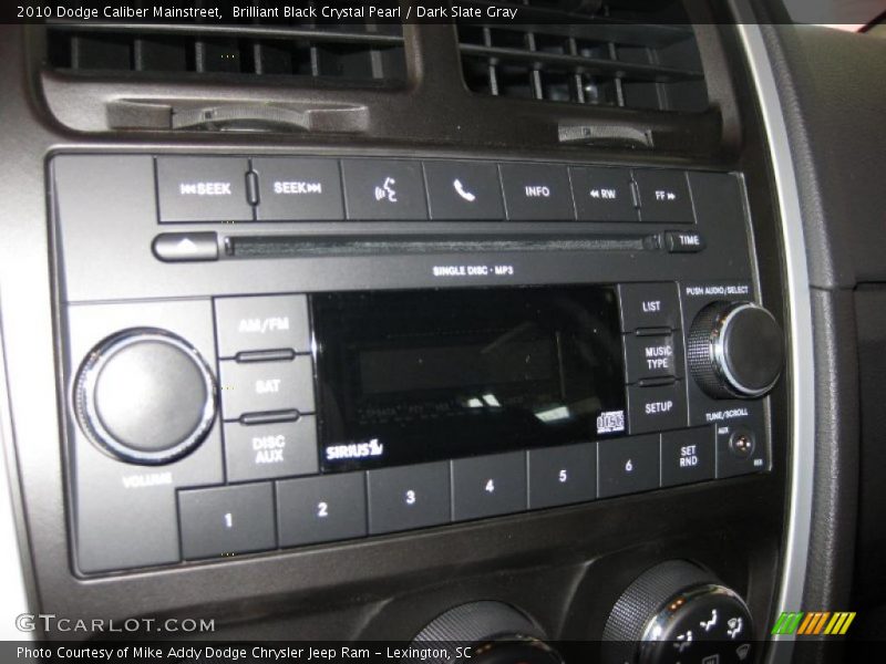 Brilliant Black Crystal Pearl / Dark Slate Gray 2010 Dodge Caliber Mainstreet