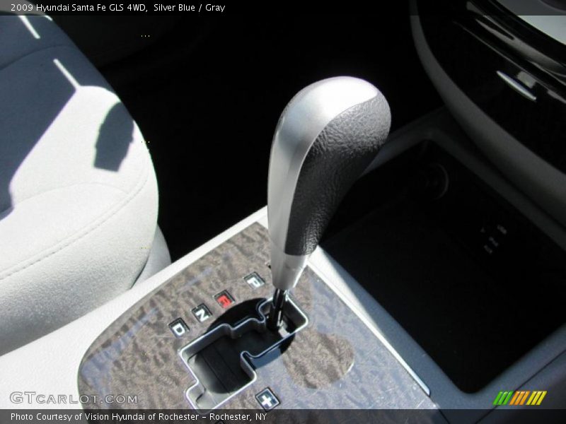 Silver Blue / Gray 2009 Hyundai Santa Fe GLS 4WD