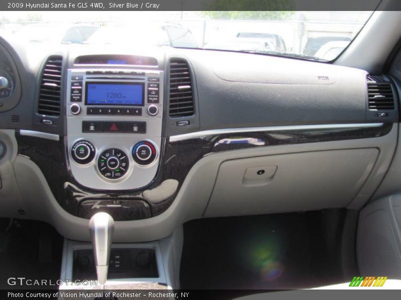 Silver Blue / Gray 2009 Hyundai Santa Fe GLS 4WD