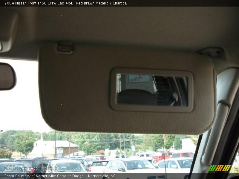Red Brawn Metallic / Charcoal 2004 Nissan Frontier SC Crew Cab 4x4