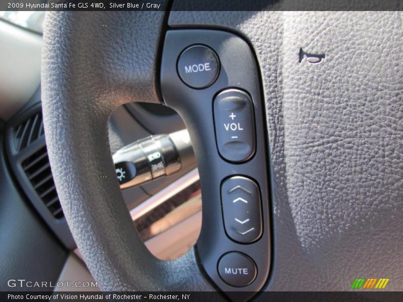 Silver Blue / Gray 2009 Hyundai Santa Fe GLS 4WD