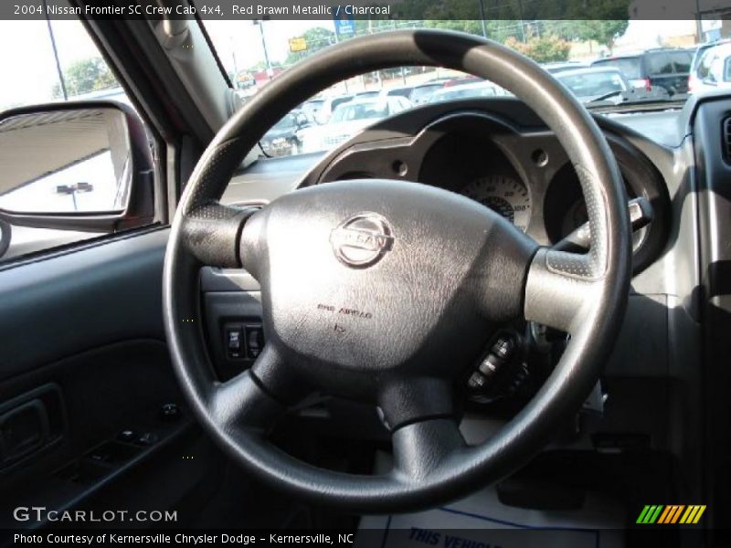 Red Brawn Metallic / Charcoal 2004 Nissan Frontier SC Crew Cab 4x4