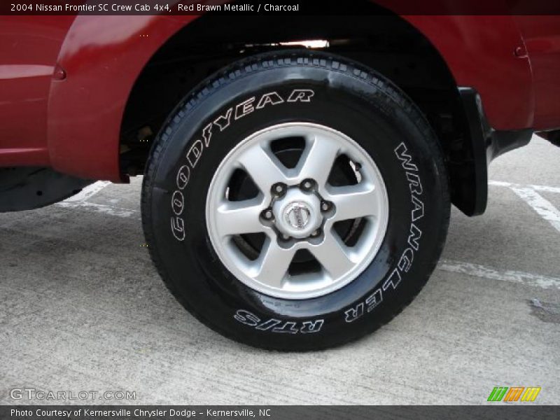 Red Brawn Metallic / Charcoal 2004 Nissan Frontier SC Crew Cab 4x4