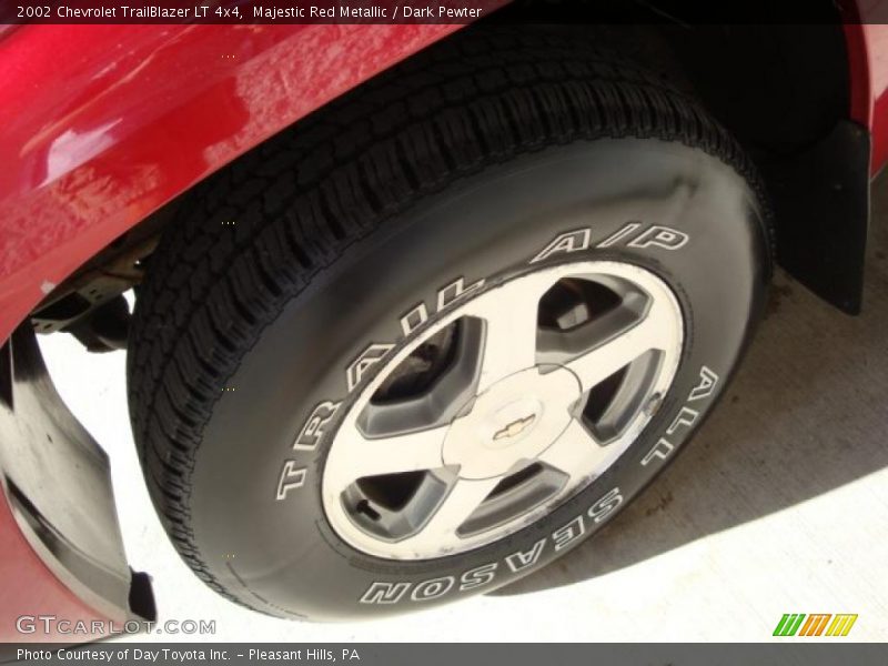 Majestic Red Metallic / Dark Pewter 2002 Chevrolet TrailBlazer LT 4x4