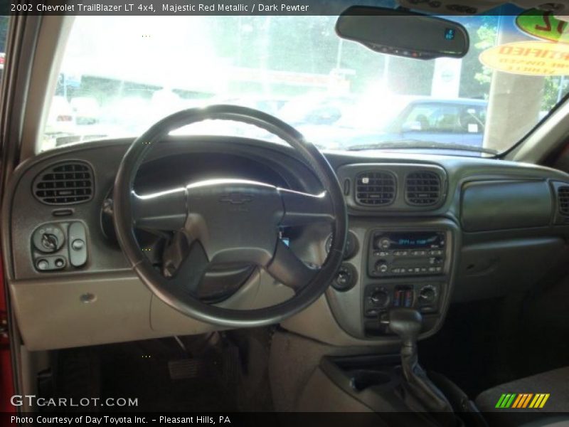 Majestic Red Metallic / Dark Pewter 2002 Chevrolet TrailBlazer LT 4x4