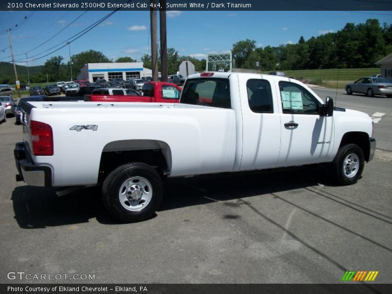 Summit White / Dark Titanium 2010 Chevrolet Silverado 2500HD Extended Cab 4x4