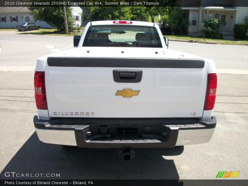 Summit White / Dark Titanium 2010 Chevrolet Silverado 2500HD Extended Cab 4x4