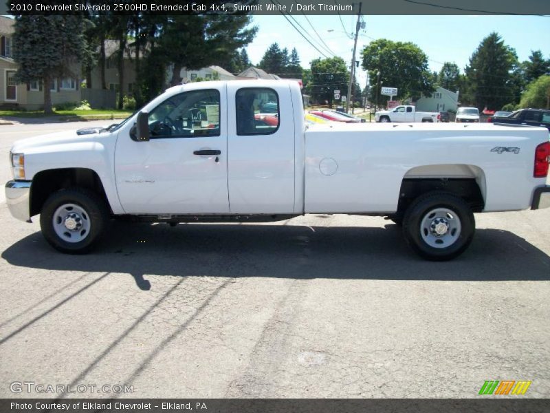 Summit White / Dark Titanium 2010 Chevrolet Silverado 2500HD Extended Cab 4x4