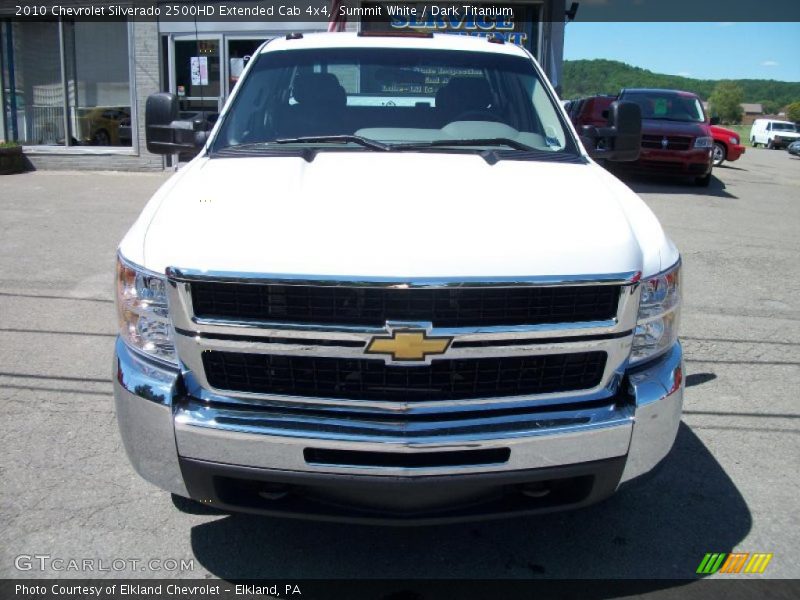 Summit White / Dark Titanium 2010 Chevrolet Silverado 2500HD Extended Cab 4x4