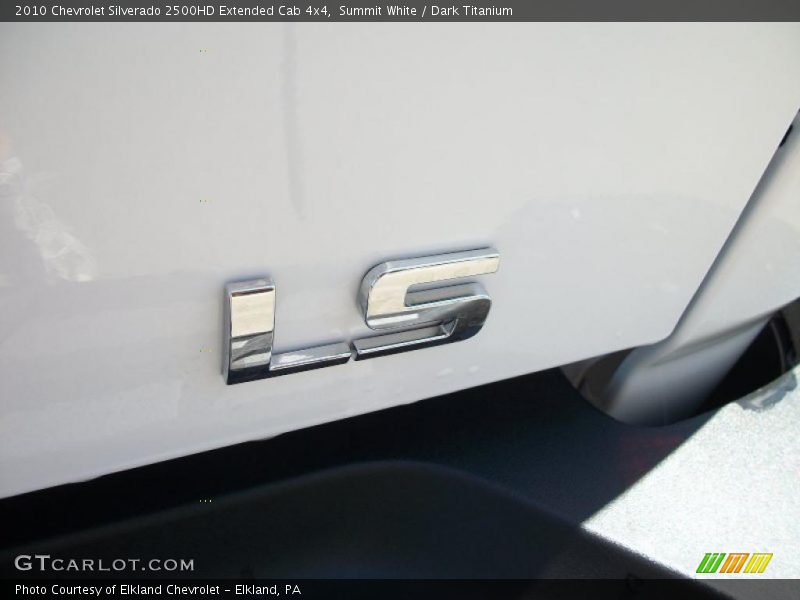 Summit White / Dark Titanium 2010 Chevrolet Silverado 2500HD Extended Cab 4x4
